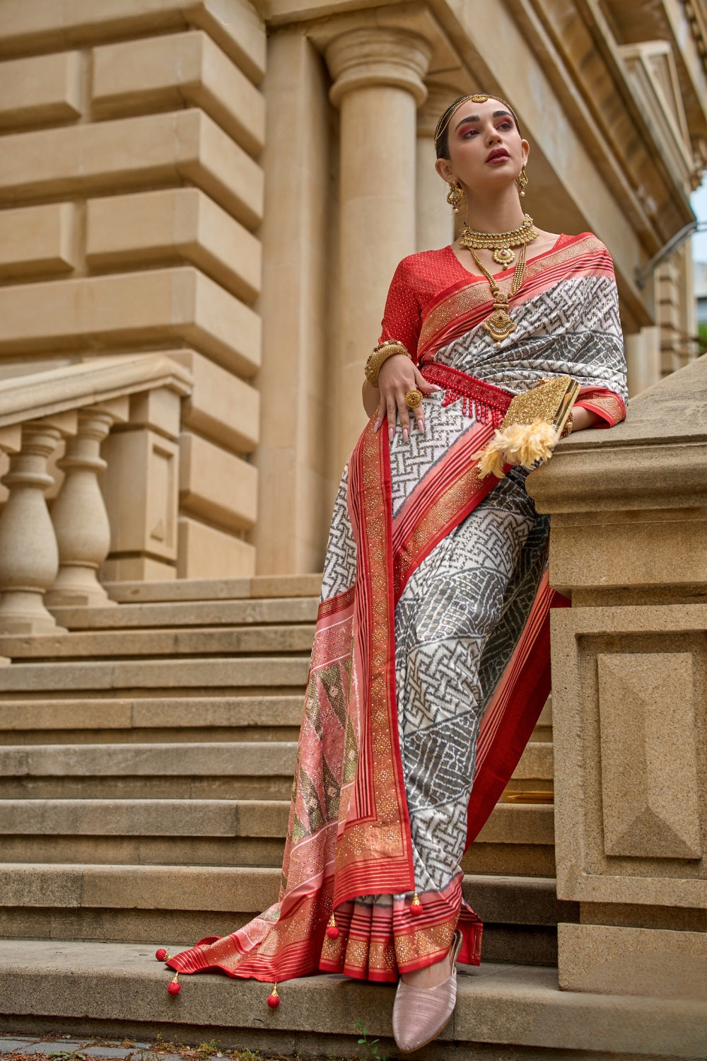 Multi Pure Patola Saree