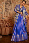 Lapis Blue Kanjivaram Saree