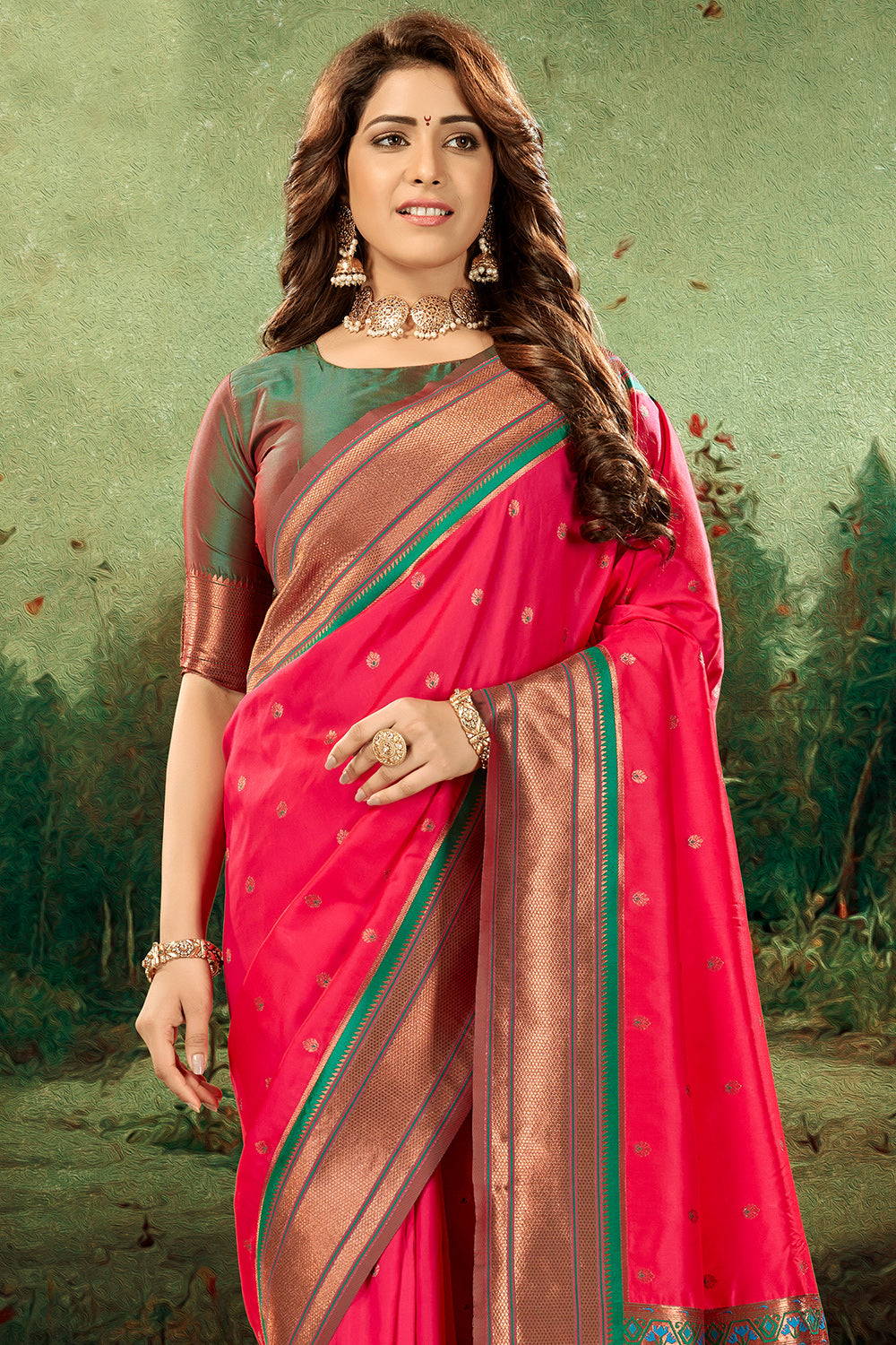 Looking for Premium Handloom Silk Paithani Sarees in the US for Joyous  Occasions?