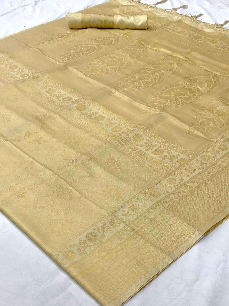 Mellow Yellow Kanjivaram Saree