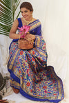 Navy Blue Paithani Saree