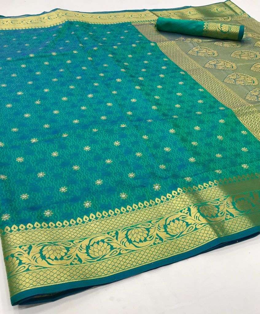 Jade Green Kanjivaram Saree