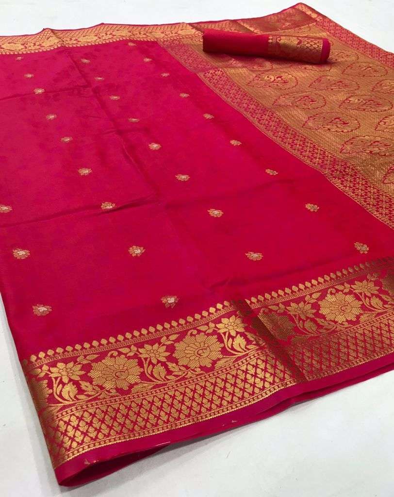 Barbie Pink Kanjivaram Saree