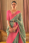 Saga Green Banarasi Saree