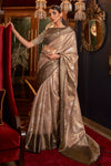 Tan Brown Silk Saree