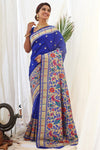 Navy Blue Paithani Saree